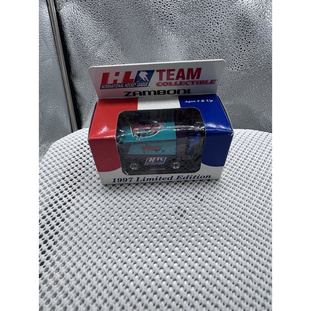 1997 White Rose IHL Las Vegas Thunder Zamboni Limited Edition Collectible NEW